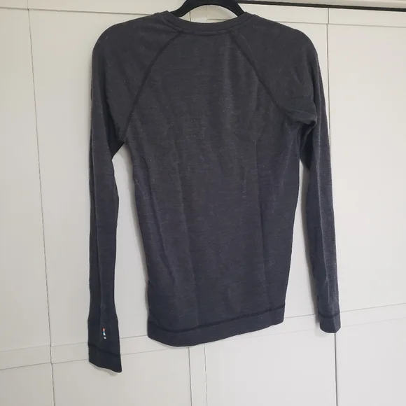 Smartwool Gray Long Sleeve Shirt Womens Small - Picture 6 of 6